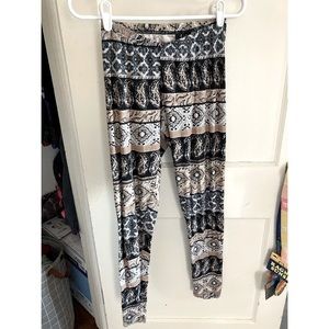 Fleece leggings